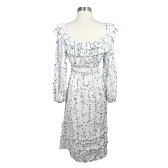 Tularosa Brooklyn Dress in Ivory Vine Floral - Picture 3 of 14